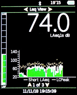 Measuring LAeq